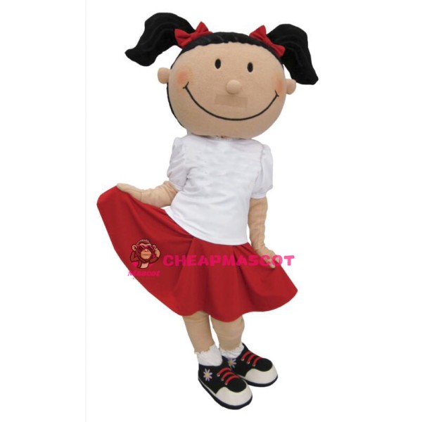 Cute Girl Mascot Costume