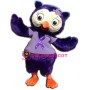 Beautiful Purple Owl Mascot Costume