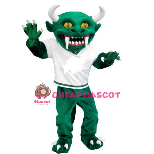Green Monster Hodag Mascot Costume