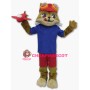 Pilot Cat Mascot Costume