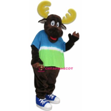 Lightweight Moose Mascot Costume