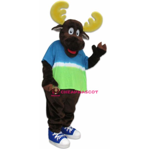 Lightweight Moose Mascot Costume