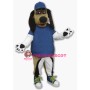 College Beagle Dog Mascot Costume