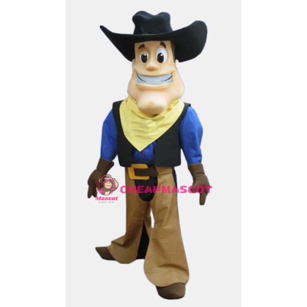 Lightweight Cowboy Mascot Costume