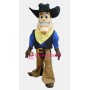 Lightweight Cowboy Mascot Costume
