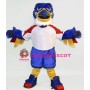 Blue Thunderbird Mascot Costume