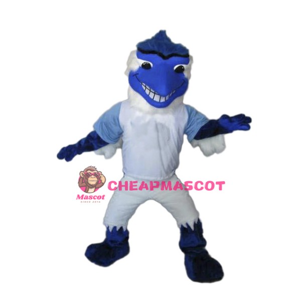 College Fierce Blue Jay Mascot Costume