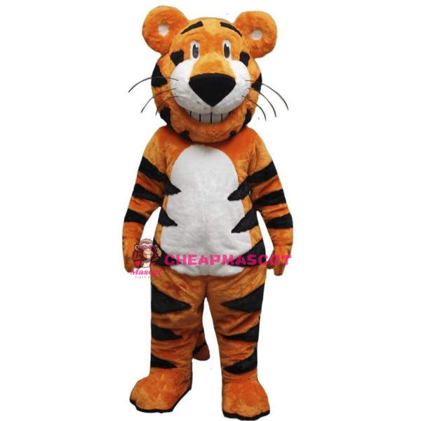 Happy Lightweight Tiger Mascot Costume