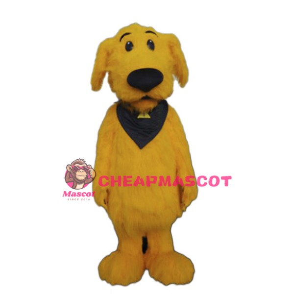 Lightweight Yellow Dog Mascot Costume