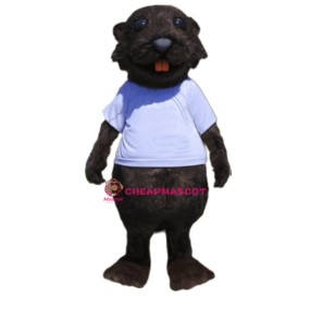 Sporty Beaver Mascot Costume