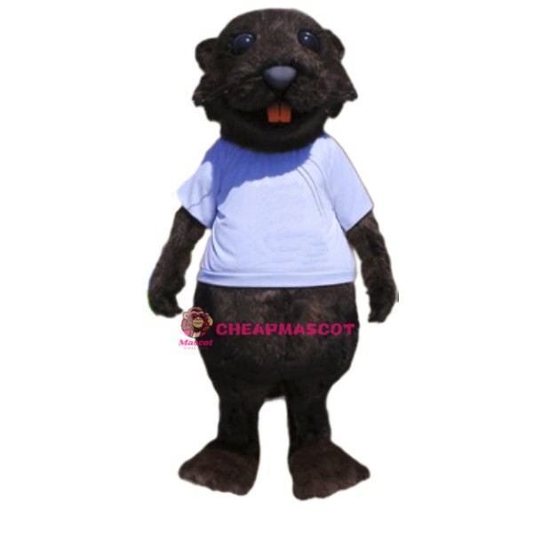 Sporty Beaver Mascot Costume
