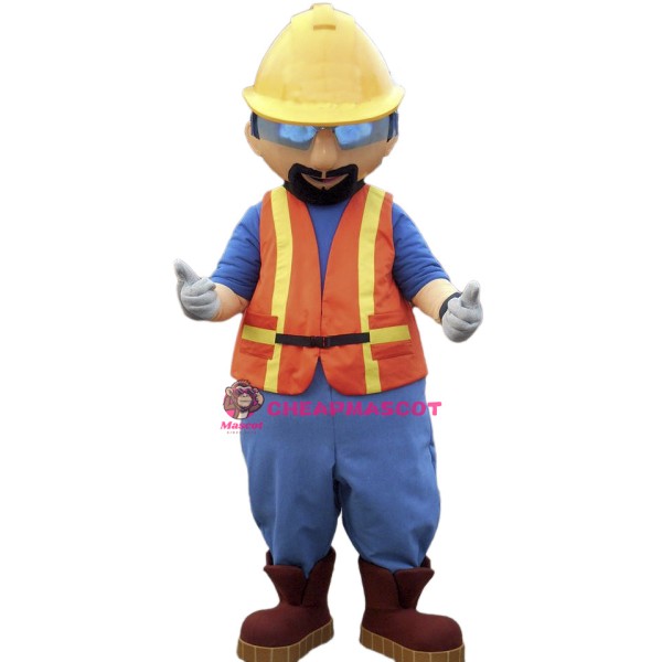 Lightweight Builder Mascot Costume