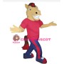College Lightweight Horse Mascot Costume