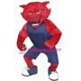 Red Bearcat Mascot Costume