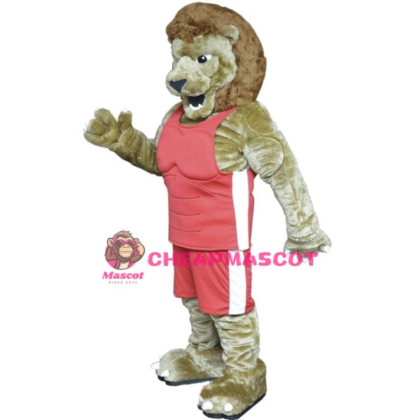 Power Lightweight Lion Mascot Costume