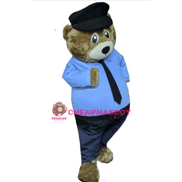 Police Bear Mascot Costume