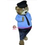 Police Bear Mascot Costume