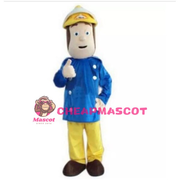 Fireman Sam Mascot Costume