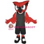 Fierce Red Owl Mascot Costume
