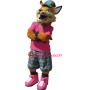 Realistic College Fox Mascot Costume
