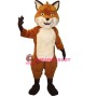 Friendly Lightweight Fox Mascot Costume