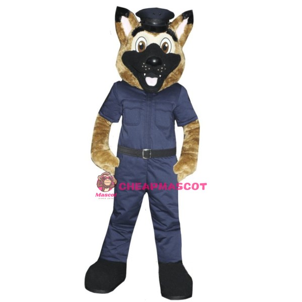 Police Dog Mascot Costume