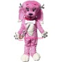 Cute Pink Dog Mascot Costume