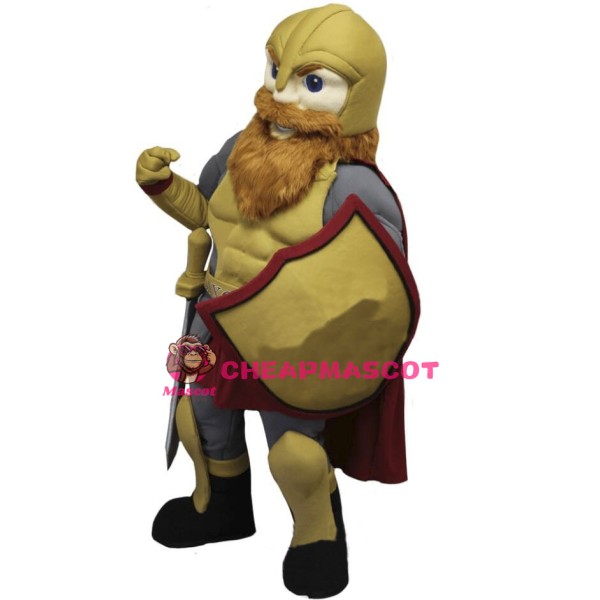 College Warrior Mascot Costume