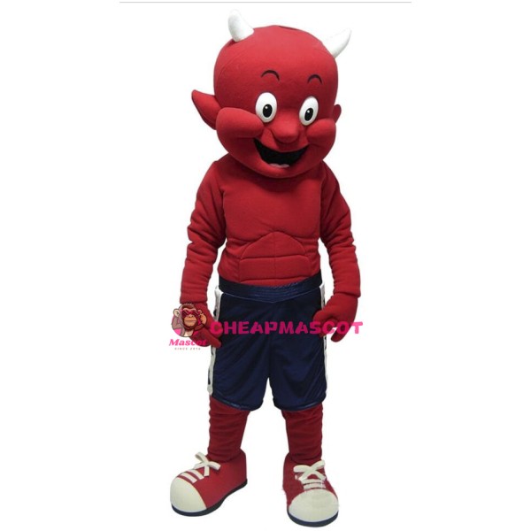 Cute Lightweight Devil Mascot Costume