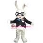 Cute White Lightweight Rabbit Mascot Costume
