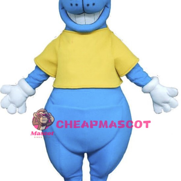 Blue Kangaroo Mascot Costume