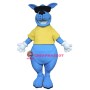Blue Kangaroo Mascot Costume