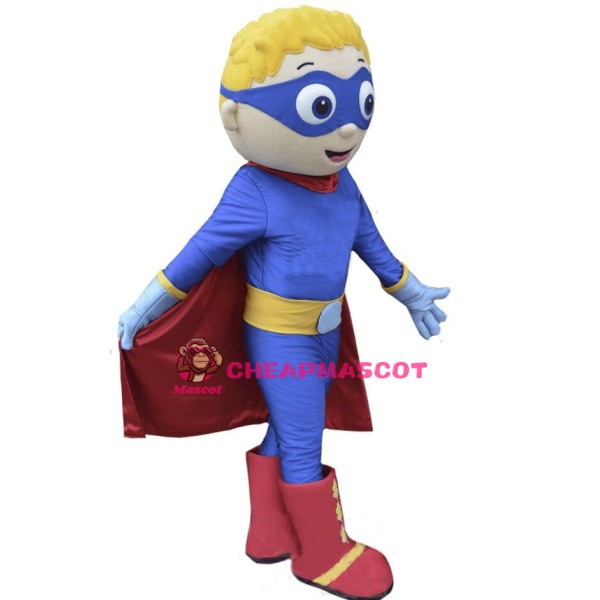 Super Boy Mascot Costume
