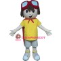 Cute Super Boy Mascot Costume