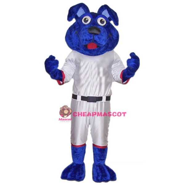 Blue Lightweight Dog Mascot Costume