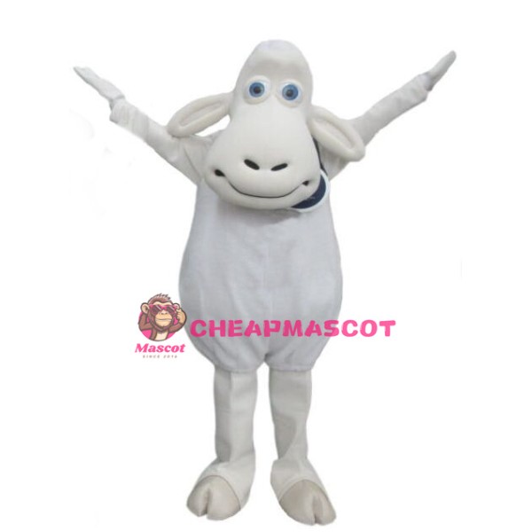 White Sheep Mascot Costume