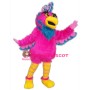 Pink Parrot Mascot Costume