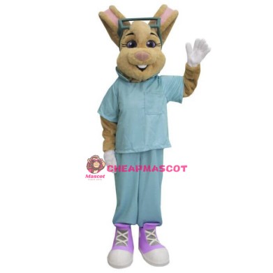 Doctor Bunny Mascot Costume