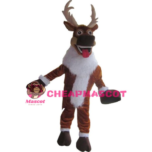 Christmas Lightweight Reindeer Mascot Costume
