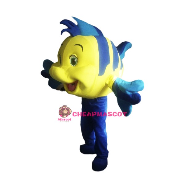 Flounder Fish Mascot Costume Adult Costume
