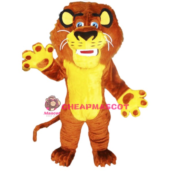 Lion Mascot Costume Adult Animal Costume