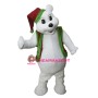 Christmas Bear Mascot Costume