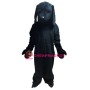All Black Dog Mascot Costume