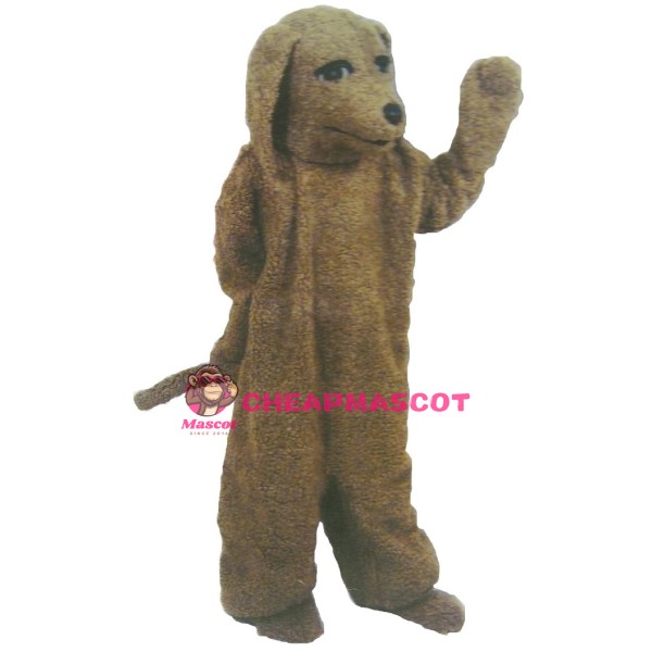 Friendly Poodle Dog Mascot Costume