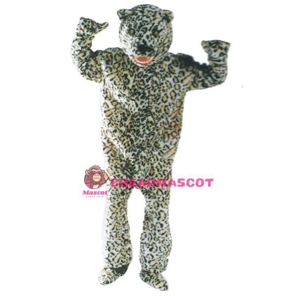 Fierce Leopard Mascot Costume
