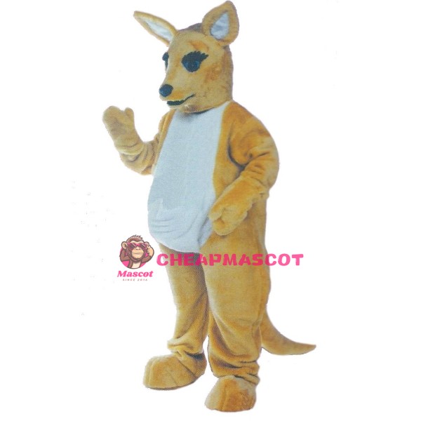 Friendly Lightweight Kangaroo Mascot Costume