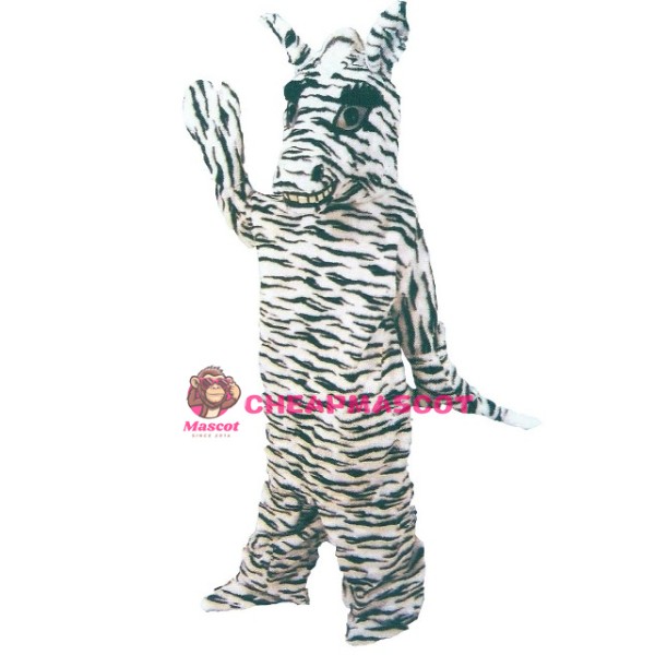 Friendly Zebra Mascot Costume