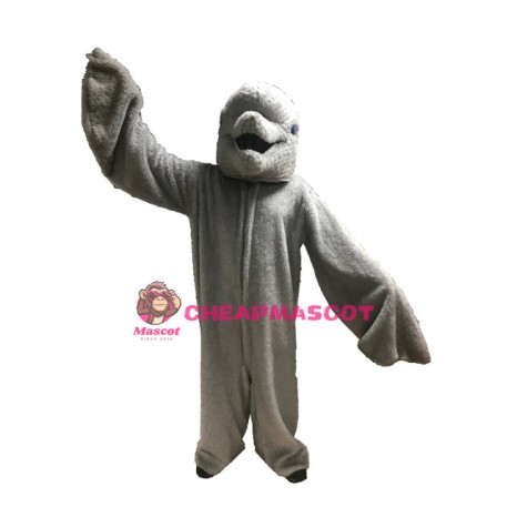 Furry Dolphin Mascot Costume