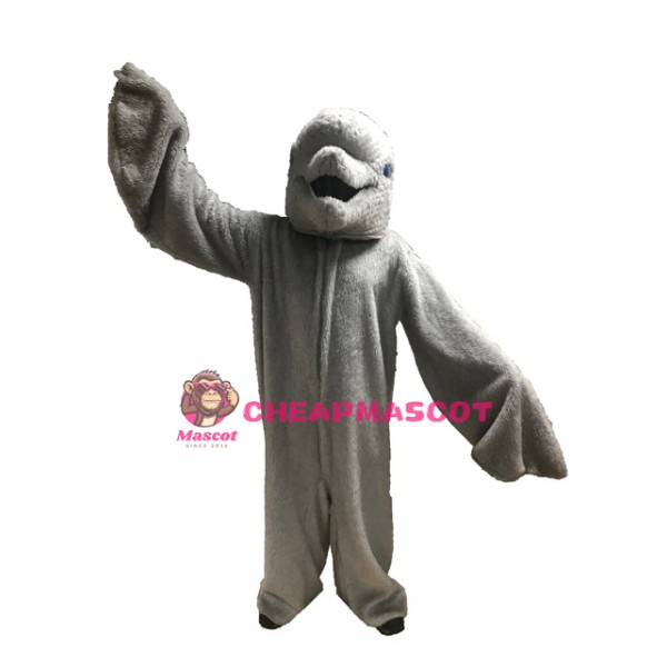 Furry Dolphin Mascot Costume