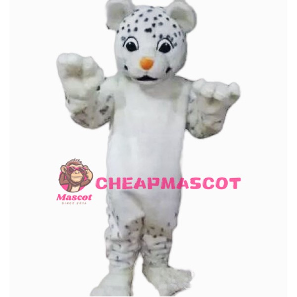 Snow Leopard Mascot Costume